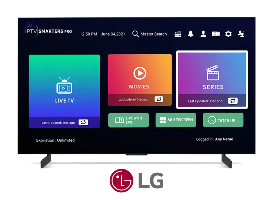 LG Smart TV Smarters IPTV Pro - The Ultimate Streaming Experience - smartersprosubscriptions.com alt="Stream on LG Smart TV with Smarters IPTV Pro - Access All Your Favorite Channels and Apps"